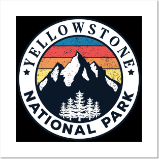 Yellowstone National park Posters and Art